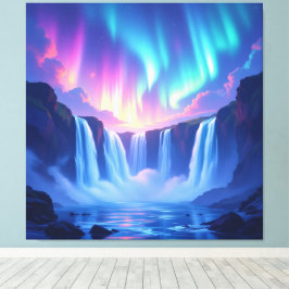 Impressão Em Tela Magie des Wasserfalls