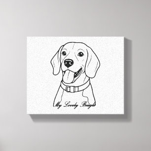 Impressão Em Tela Maiestoso Rottweiler Dog Art
