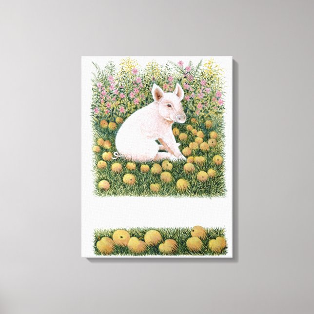 Impressão Em Tela Mais uma Apple (Frente)