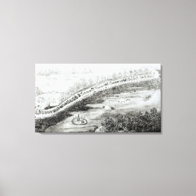 Impressão Em Tela Majestade Graciosa e Saída de Escort (Frente)