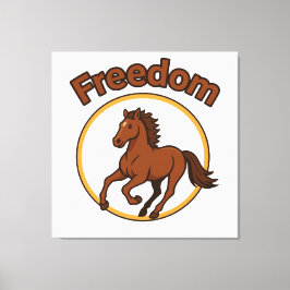 Impressão Em Tela **Majestic Arabian Horse in the Golden Desert**