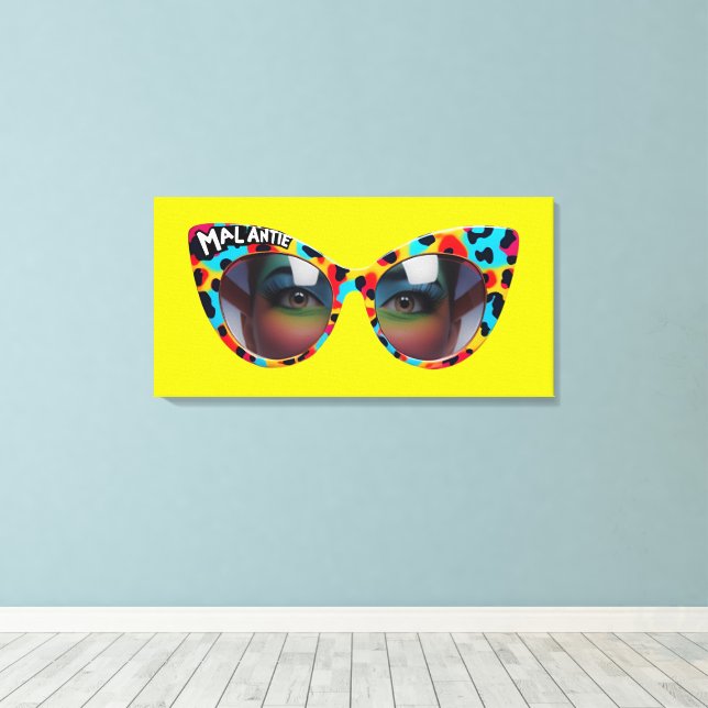 Impressão Em Tela MAL ANTIE / Crazy Aunt Afrikaans humor (Insitu(piso de madeira))