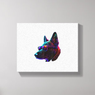 Impressão Em Tela Malinósio Belga Malinoiss