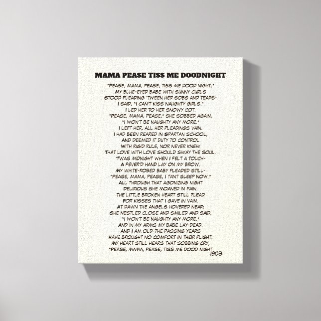 IMPRESSÃO EM TELA MAMÃE PEAT TIME DOONOITE (Frente)