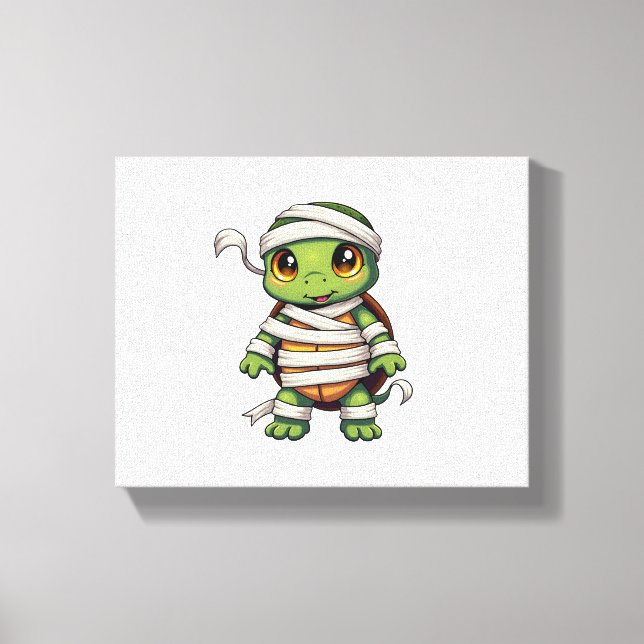 Impressão Em Tela Mamãe Turtle (Frente)
