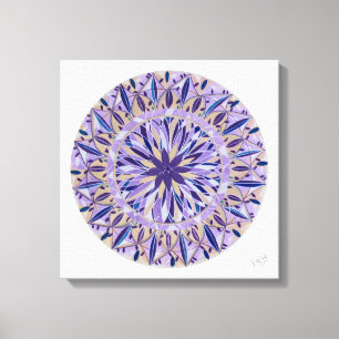 Impressão Em Tela Mandala Celestia