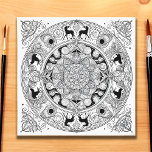 Impressão Em Tela Mandala Chronicles ser.1 #03 Colorable/Paint sobre<br><div class="desc">🎨 🎨 🎨 Para pintar esta mandala na canvas, você pode usar PINTOS ACRÍLICOS que são altamente recomendados. A tinta acrílica é resistente ao desvanecimento e contém ligantes de alta qualidade, fazer-a como uma das tintas de melhor desempenho disponíveis. 🎨 🎨 você também pode usar PINTOS DE PETRÓLEO, no entanto,...</div>