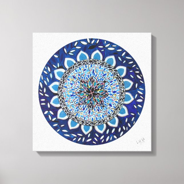 Impressão Em Tela Mandala Esplendor (Frente)
