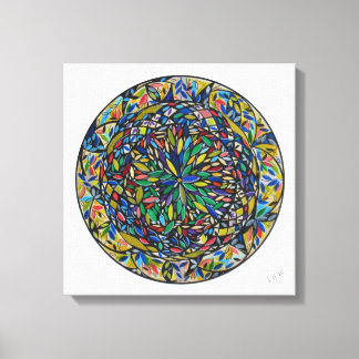 Impressão Em Tela Mandala Lumina