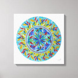 Impressão Em Tela Mandala Vitalis