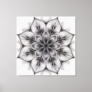 Impressão Em Tela Mandalas de Bloom em Camadas