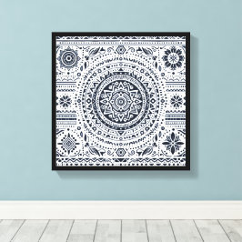 Impressão Em Tela Mandalas de Meditação