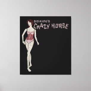 Impressão Em Tela manequim de cavalo louco de sid king