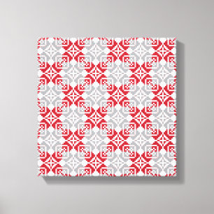 Impressão Em Tela Manhã da Letónia - Padrão geométrico III do SUN