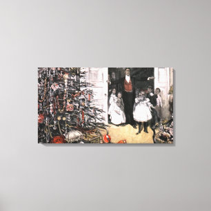 Impressão Em Tela Manhã de Natal Vitoriana