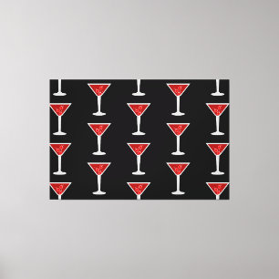 Impressão Em Tela Manhattan Cocktail Alcoólico Alcoólico Amantes d