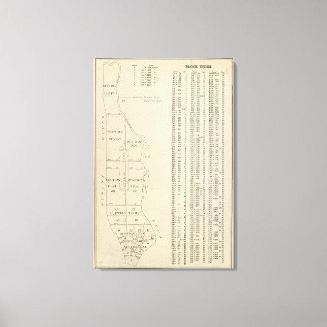 Impressão Em Tela Manhatten, Nova Iorque 14 (Frente)