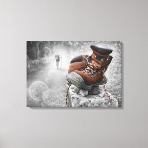 Impressão Em Tela Mantenha andar