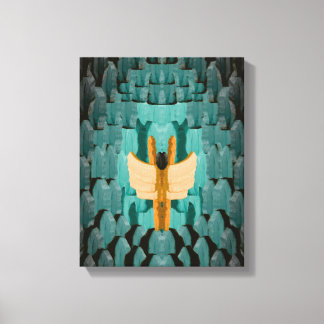 Impressão Em Tela Mantenha o Voo - Arte Abstrata de Saúde Mental