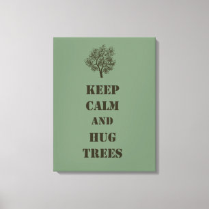 Impressão Em Tela Manter Árvores Calmas