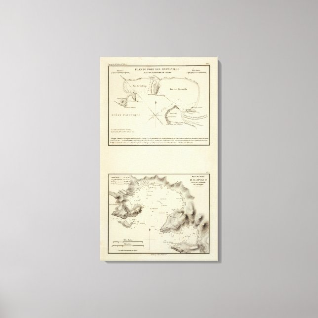 Impressão Em Tela Manzanillo, México (Frente)