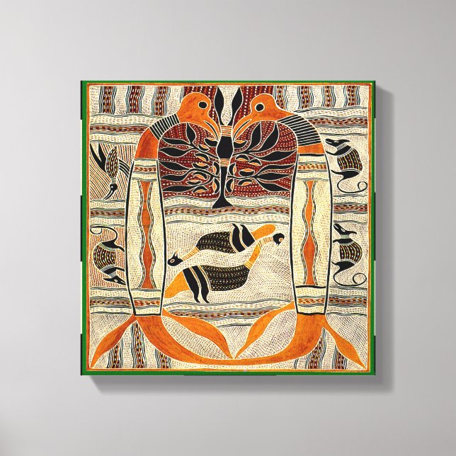 Impressão Em Tela Maori Tribal Folklore (Frente)