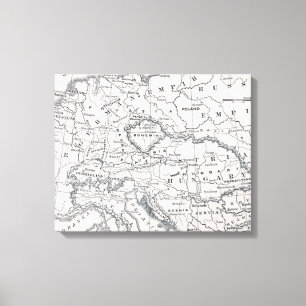 IMPRESSÃO EM TELA MAPA: ALEMANHA E ÁUSTRIA