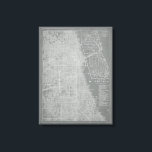 Impressão Em Tela Mapa da cidade de Chicago<br><div class="desc">Desenho do mapa da cidade de Chicago. Artista: Vision Studio. ID da imagem: 64744Z.</div>