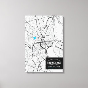 Impressão Em Tela Mapa da Cidade do Fornecimento + Marcar Sua Locali