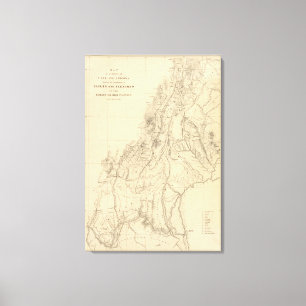 Impressão Em Tela Mapa das parcelas de Utá