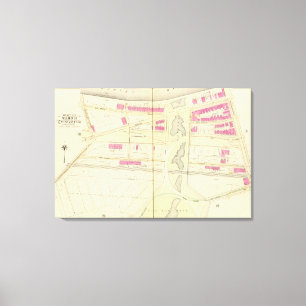 Impressão Em Tela Mapa de Boston 19