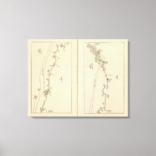 Impressão Em Tela Mapa de índice o Condado de Columbia Rensselaer