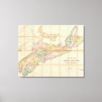 Mapa de Mackinlay da Província da Nova Escócia