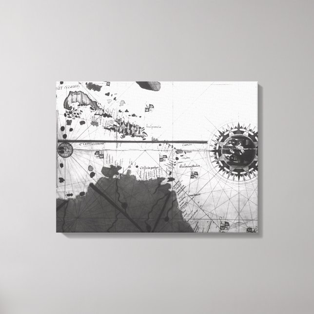 Impressão Em Tela Mapa de países (Frente)