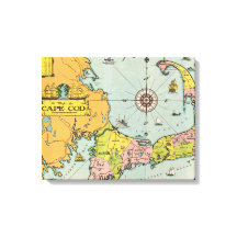 Mapa de Vintage Cape Cod