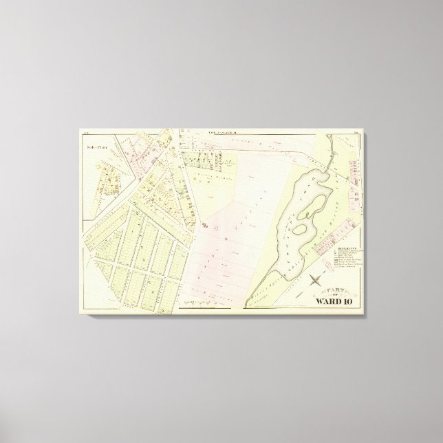 Impressão Em Tela Mapa do Atlas de Eonard (Frente)
