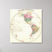 Mapa do Hemisfério Ocidental