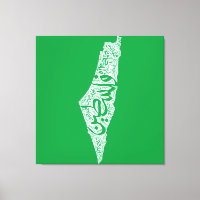 Mapa e bandeira da Palestina livre فلسطين