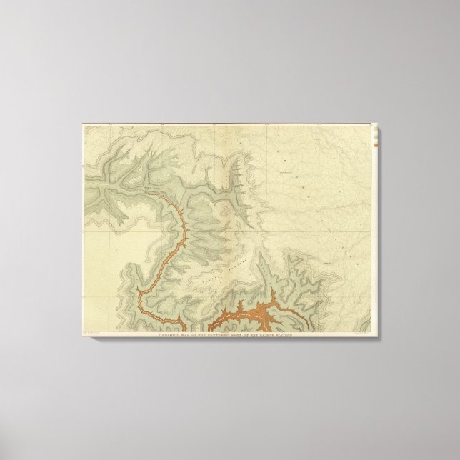 Impressão Em Tela Mapa Geológico Do Sul (Frente)