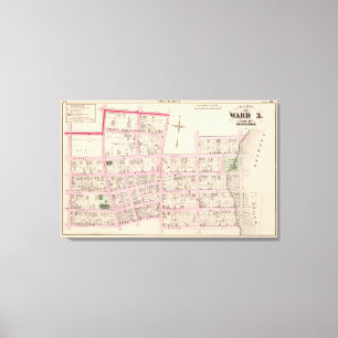 Impressão Em Tela Mapa novo do atlas de Orcha da igreja de St Joseph