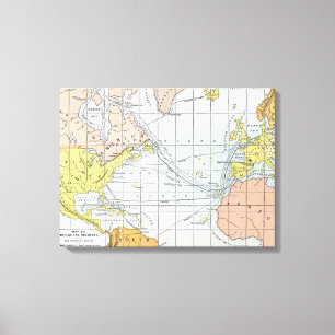 IMPRESSÃO EM TELA MAPA: VOZ ATLÂNTICA