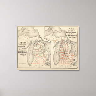 Impressão Em Tela Mapas que mostram os distritos parlamentares