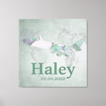 Mapear o decor de avião cor-de-rosa com imagem per