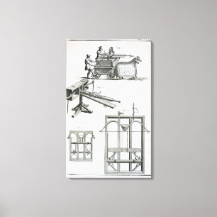 Impressão Em Tela Máquina Balística Romana, do Enciclopedie