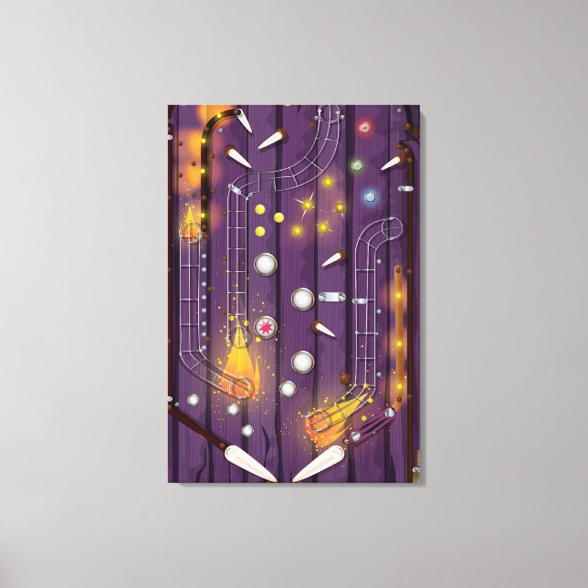 Impressão Em Tela Máquina de Pinball (Frente)