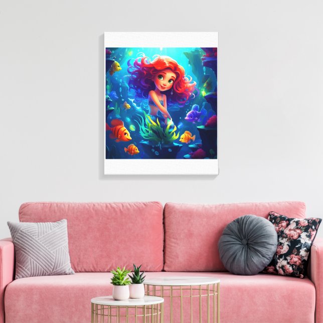 Impressão Em Tela Mar (Insitu(Sala de estar))