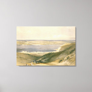 Impressão Em Tela Mar de Galilee ou de Genezareth, olhando para a