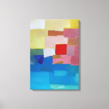 Mar de pintura de abstrato / Ilha / Céu - Praça Ve