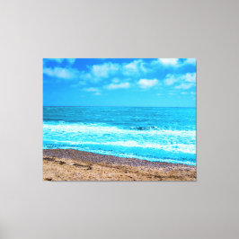 Impressão Em Tela Mar e areia