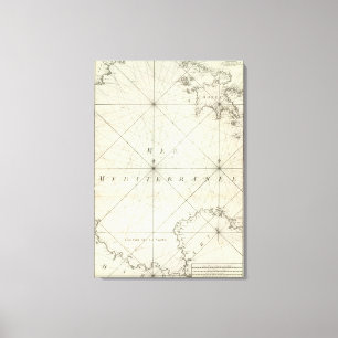 Impressão Em Tela Mar Mediterrâneo 5